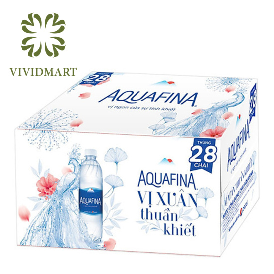 Toàn quốc nước tinh khiết aquafina - thùng 28 chai 500ml - ảnh sản phẩm 1