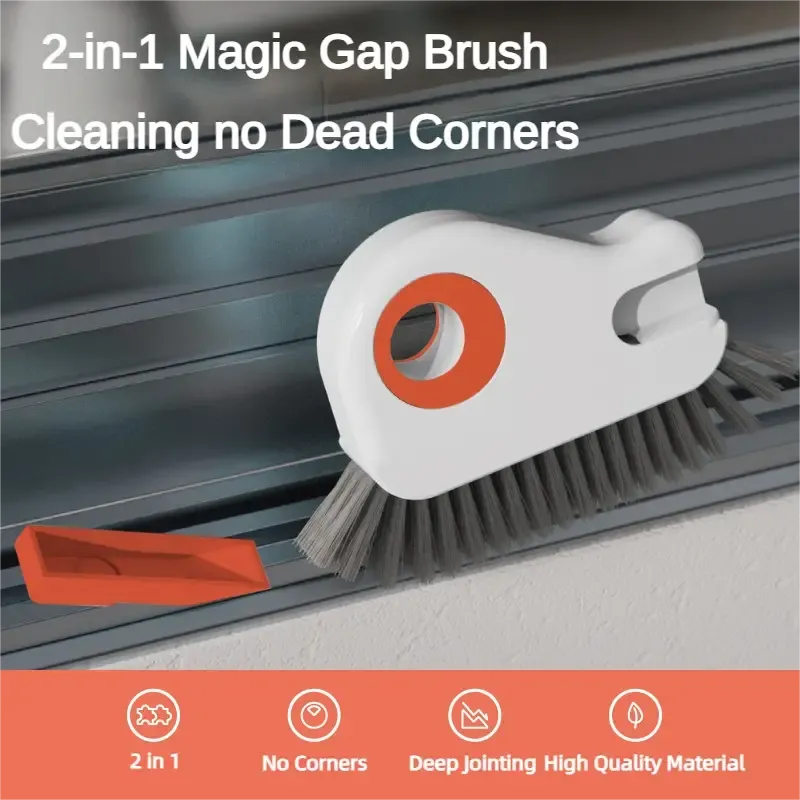 Window Grooves Cleaning Brush Handheld Crevice Cleaner Tools For Window MU