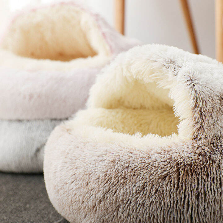 dog-bed-round-plush-cat-warm-bed-house-soft-long-plush-pet-dog-bed-for-small-dogs-cat-nest-2-in-1-cat-bed-cushion-sleeping-sofa