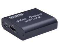 ∏☬◙ HDMI Video Capture Card 4K 1080P USB 2.0 Grabber HDMI Capture Card Video Capture Loop Output for Phone PS4 Game Live Streaming