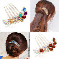 ใหม่เกาหลีสไตล์หวีใส่หวี Rhinestone มงกุฎดอกไม้เครื่องประดับบูติกเครื่องประดับผม