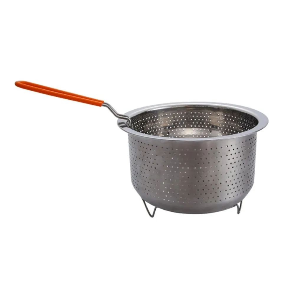 Stainless Steel Kitchen Steam Basket Pressure Cooker Anti-scald Steamer  Multi-Function Fruit Cleaning Basket Cookeo Accessories