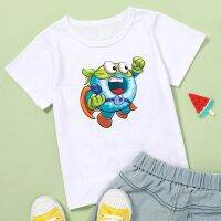 Los Super Zings Series 4 Print Cartoon Kids T-Shirts Casual Baby Funny Boys T shirt Girls Clothes Children Summer Tops,ooo5358