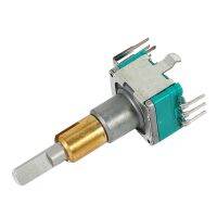 8X EC11EBB24C03 Dual Axis Encoder with Switch 30 Positioning Number 15 Pulse Point Handle 25mm