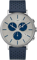 Timex Fairfield TW2R97700 Mens Supernova Leather Band Chronograph Watch