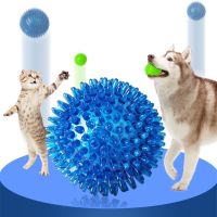 【YF】❄⊕♈  Small Dog Pets Molar Cleaning TPR Bite Resistant Hedgehog Interactive Supplies