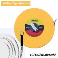 10/15/20/30/50M Tape Measure Circular Glass Fiber Leather Tape Carpenter Metric Measuring Meter Tape Measure Woodworking Tool Levels