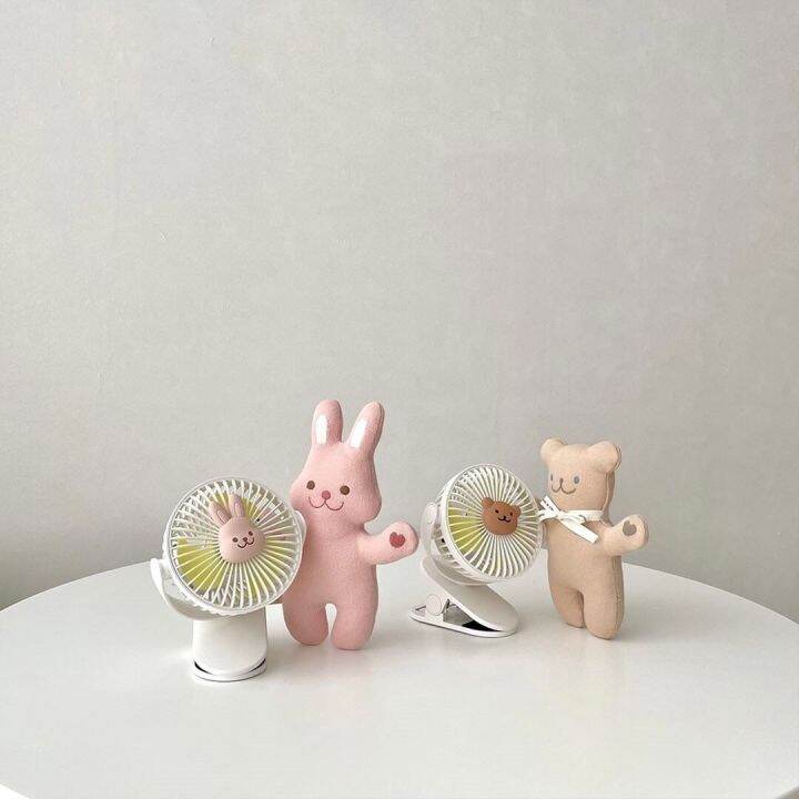 korean-baby-stroller-fan-portable-clip-on-fan-3-speed-usb-wireless-rechargeable-cartoon-fans-outdoorth