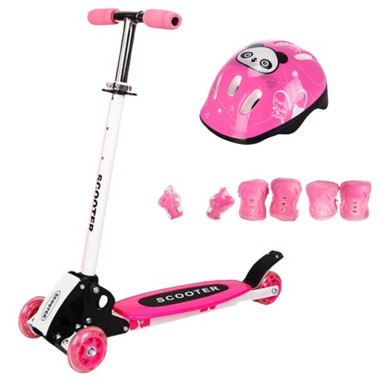 Xe trượt scooter trẻ em 3 bánh phát sáng tự cân bằng - ảnh sản phẩm 2