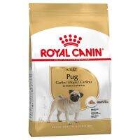 ห้ามพลาด [ลด50%] แถมส่งฟรี อุปกรณ์ทำความสะอาดและตกแต่งขนRoyal Canin Pug Adult 1.5 Kg. อาหารสำหรับสุนัขโตพันธุ์ปั๊ก ช่วยบำรุงผิวหนัง ผิวแพ้ง่าย