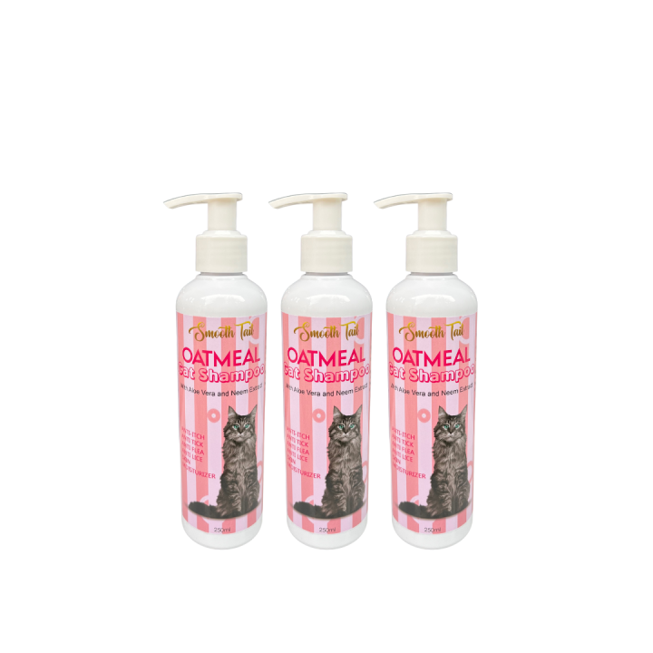 Smooth Tail Oatmeal Cat Shampoo With Low PH Level Formulated Especially