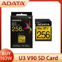 100% ต้นฉบับ Adata การ์ด SD พรีเมียร์การ์ด SDXC หนึ่งการ์ดความจำ64GB 128GB คลาส10 GB การ์ดความจำสูงถึง290เมกะไบต์/วินาที U3การ์ด SD V90