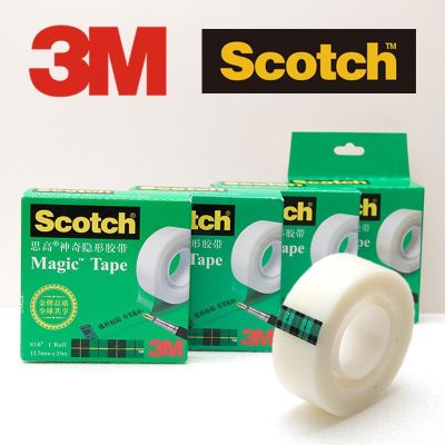 3M Scotch 810 One Side Frosted Invisible Magic Tape Can Writing Copy No Trace