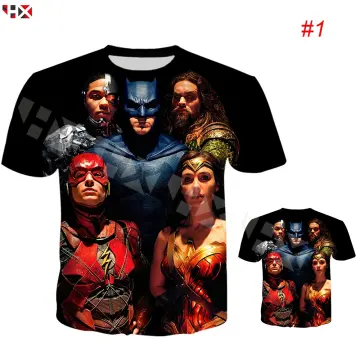 Fashion Summer Batman 3D Print Men's T-Shirt O-Neck Short Sleeve