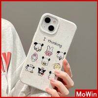 Mowin - เข้ากันได้สำหรับ เคสไอโฟน เคสไอโฟน11 เคส เป็นมิตรกับสิ่งแวดล้อมเคสย่อยสลายได้นุ่มสีขาวกันกระแทกป้องกันน่ารักการ์ตูนสีขาวล