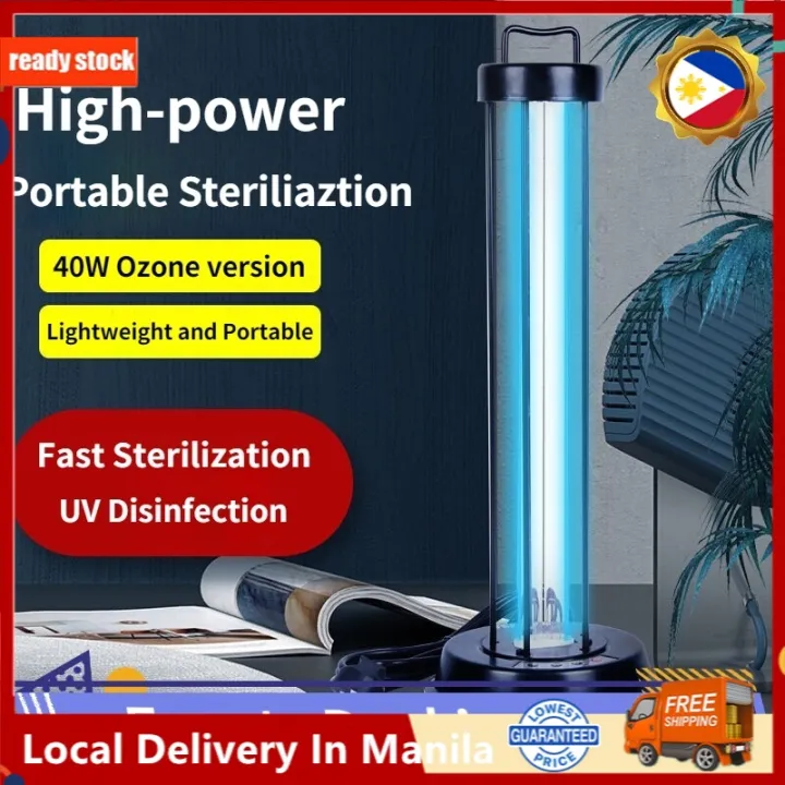 UV Light Germicidal Light 38W/40W Sanitizer with Ozone with Remote ...