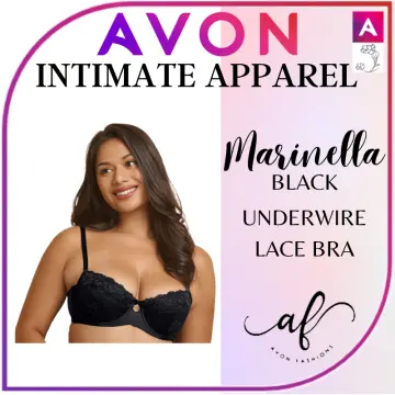 AVON MARINELLA NUDE Underwire Classic Full Cup Lace Bra ( SIZE 32A