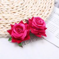 Party Wedding Clip Hair Hairpin Rose Bridal Flower