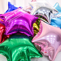 50 Pcs 18 Inch Star Foil Balloons Wholesale Inflatable Helium PENTAGRAM Birthday Party Decorations Wedding