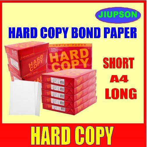 Hard Copy Bond Paper Shorta4long 70gsm 85×11 500 Sheets Lazada Ph 2256