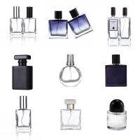 【28 Styles】Portable Glass Perfume Bottle Transparent Spray Atomizer Size Bottles 5/15/25/50ml