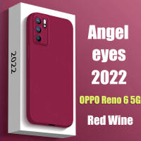 เคสนิ่มสำหรับ OPPO Reno 5/Reno 5G/Reno 5 Marvel Edition/Reno 6 5G เคสโทรศัพท์ของแท้ใหม่เลนส์ออกแบบ Angel Eyes กันกระแทกปกป้องเต็มรูปแบบฝาหลัง Reno5 5G/Reno6 5G G G