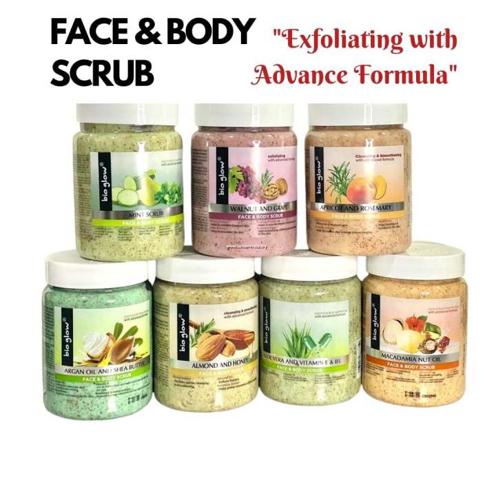 Bio Glow Face And Body Scrub 500ml Lazada