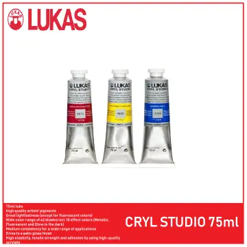 LUKAS CRYL Studio Acrylic - Metallic Gold, 250ml Bottle