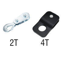 Car Snatch Block 2T 4T Riding Winch Pulley Recover Vehicle Durable Car Off-Road Tool