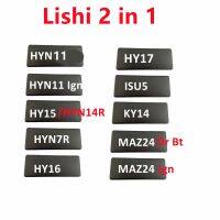 เครื่องมือ Lishi HYN11 Dr Bt Ign 2 In 1 HY15 16 MAZ24 Isu5 HY17 KY14 2In1อุปกรณ์ช่างกุญแจ Lishi