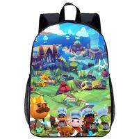 【LZ】♟▧  Overcooked Mochila Meninas Meninos Escola Mochila Cool Cartoon 3D Print Adolescente Viagem Laptop Bag 17in Schoolbag Escola Temporada