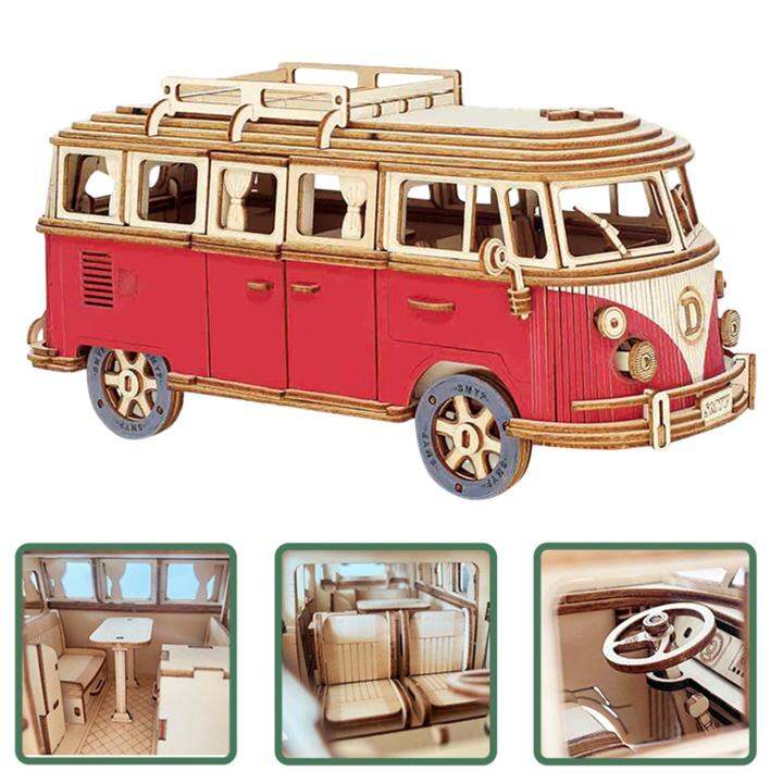 dolity-campervan-จิ๊กซอว์ตัวต่อเรียนรู้ปลูกฝังของเล่นเด็กสำหรับ1-2-3ปี