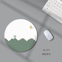 ♟Simple thickened silicone mouse pad wristband wind student dormitory mats writing dirt resistant office round dormitory