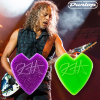 ปิ๊กกีต้าร์ Jim Dunlop รุ่น Kirk Hammett : Custom / Purple Sparkle Jazz III Nylon 1.38