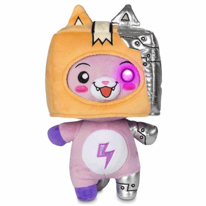 lankybox-lankyrobot-mechanical-สไตล์-led-light-foxy-boxy-rocky-shark-หุ่นยนต์ตุ๊กตา-plush-ตุ๊กตาของเล่นสำหรับของขวัญเด็ก