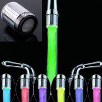 Creative Kitchen Bathroom Light-Up LED Faucet Colorful Changing Glow Nozzle Shower Head Water Tap Filter No Battery Suppy