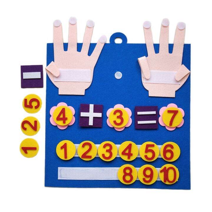 Math Board Learning Kindergarten Teaching Aids Educational Games Finger