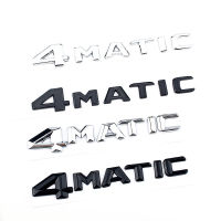 3D 4 MATIC โลโก้รถ Trunk Emblem Badge สำหรับ AMG E C S GLC GLA GLS CLA W204 W205 W212 X156 4 Matic สติกเกอร์อุปกรณ์เสริม