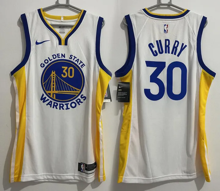 Original NBA Heat Pressed Men's GOLDEN STATE WARRIORS CURRY 30 JERSEY ...