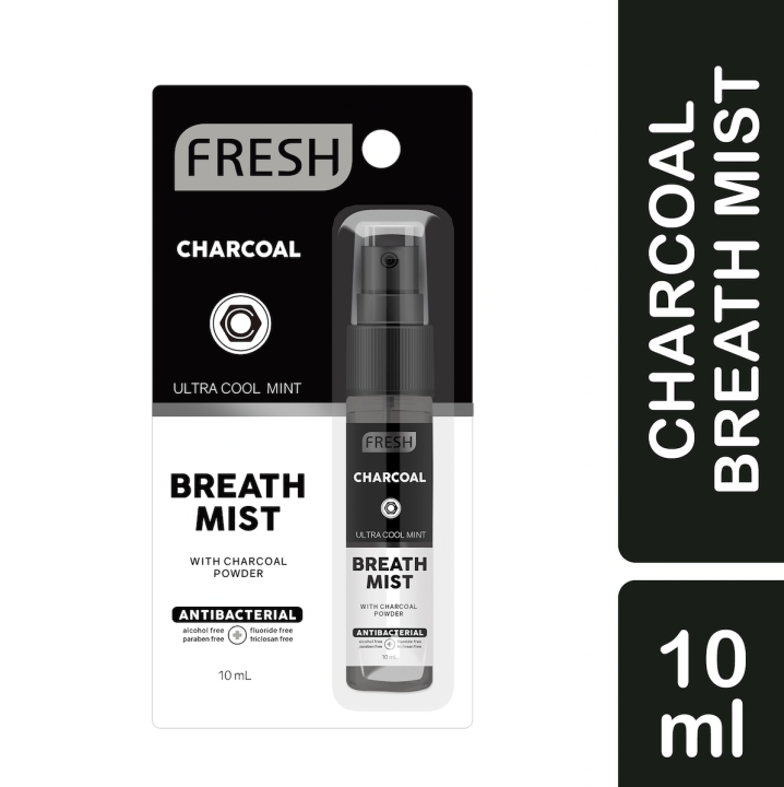 FRESH CHARCOAL ANTI BACTERIAL BREATH SPRAY 10ML Lazada PH