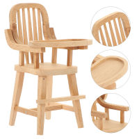 Creamnin Furniture Mini Furniture Doll Doll Highchair Desktop เก้าอี้เด็กเก้าอี้จัดหา 1:12