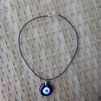 สร้อย แฟชั่น สร้อยคอนําโชคsanx sh evil eye  สีฟ้าน้ำเงิน A09-02-15