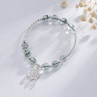 Batu สร้อยข้อมือผีสีเขียวธรรมชาติหญิงกลุ่มป่า ins Fengcatcher Mengwang Transfer Wang Career celet