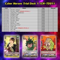 VGT Project Iconic Trail Deck: Cyber Hero (VGT-CH-TD01-2) หน้ากล่อง 2 ยูนะ ผู้อ่อนโยน ฟอย