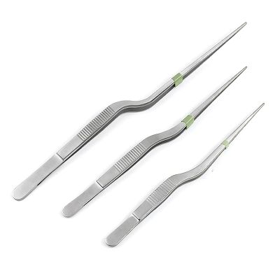 【CW】 Ear Earpick Wax Removal Forceps Angled Jewelry Clamp Nasal Curved Earwax Clip Set Remover Cleaner