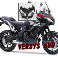 ❀℡ Motorcycle Front Head Neck Upper Headlight Cover Fairing Cowl Nose For Kawasaki Versys650 Versys 650 2015-2020 2019 Unpainted