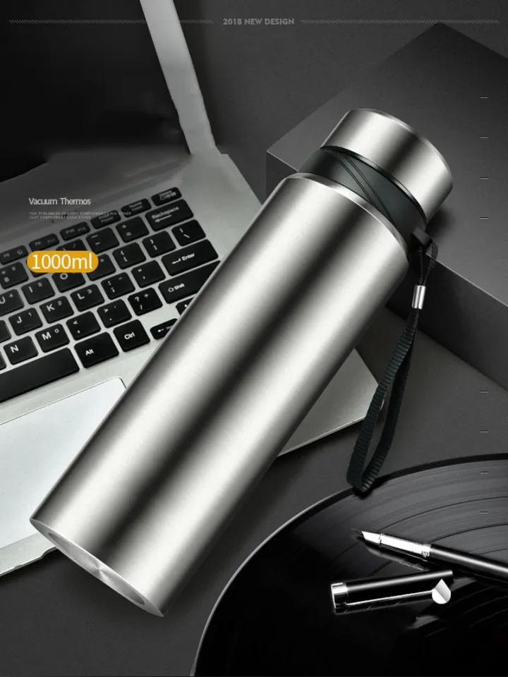 Stainless Steel Thermos Bottle 1000ml Business Vacuum Flask Travel Portable  Thermos Insulated Bottles 1000/1500/1800ml 1 Litre - AliExpress