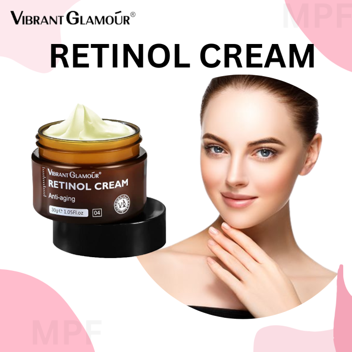 VIBRANT GLAMOUR Retinol Face Cream AntiAging Remove Wrinkle Firming