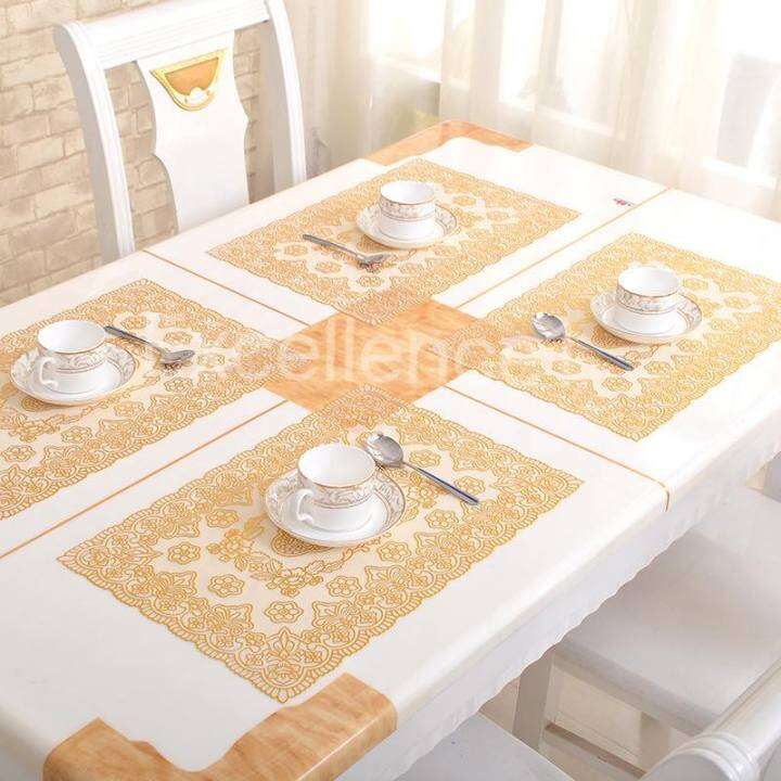 30CMx45CM PlaceMat Tablecloth Mat PVC Dinner Table Mats Lazada PH
