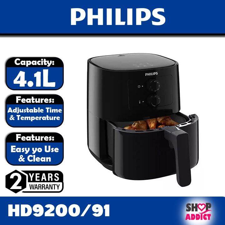 Philips HD9200/91 Air Fryer 4.1L Healthy Frying With Rapid Air ...